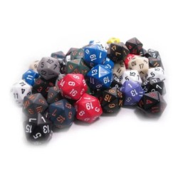 Dés: D20 Chessex Aléatoire