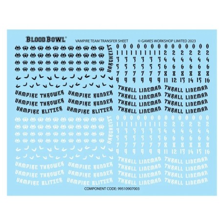 Bloodbowl: Count Vampire Team