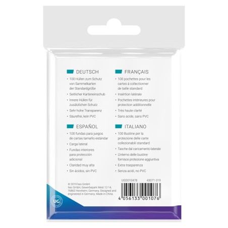 Sleeves: 100 Pochettes Standard Side Loader