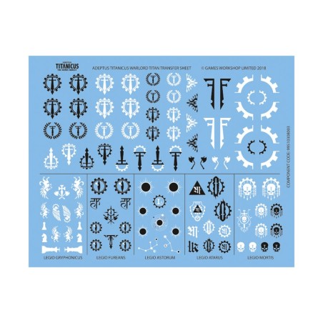 Legions Imperialis: Warlord Battle Titan avec annihilateur à plasma et gantelet énergétique