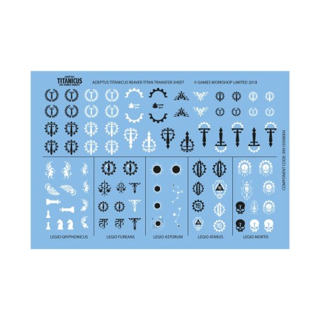 Legions Imperialis: Reaver Battle Titan avec canon à fusion et poing tronçonneu