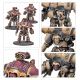Legions Imperialis: Questoris Knights avec gantelets Thunderstrike et nacelles de roquettes