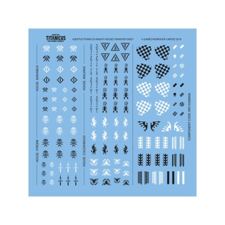 Legions Imperialis: Questoris Knights avec gantelets Thunderstrike et nacelles de roquettes