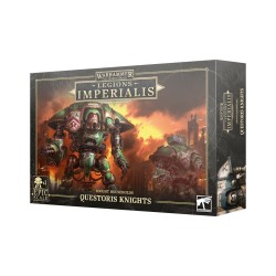Legions Imperialis: Questoris Knights avec gantelets Thunderstrike et nacelles de roquettes