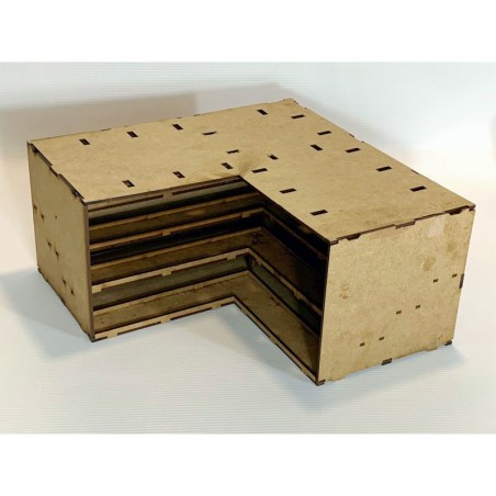 Etabli de Peinture: Fidalgo Tiers Section Corner 30x30cm