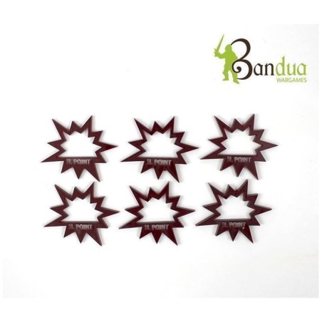 Accessoire: Points de Coque Rouge Compatible 40k