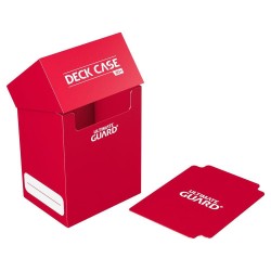 Deck Box: Boite pour Cartes 80+ Taille Standard Rouge