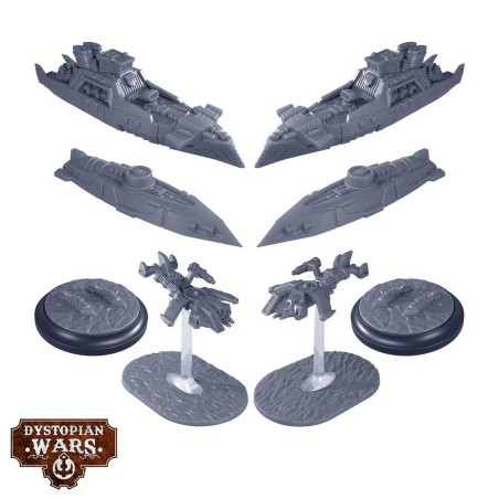 Dystopian Wars: Scandinavian Support Squadrons