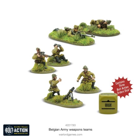 Bolt Action: Belgian Army Weapons Teams