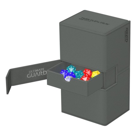 Deck Box: Boite pour Carte Flip'n'Tray 200+ Taille Standard XenoSkin Gris