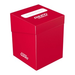 Deck Box: Boite pour Cartes 100+ Taille Standard Rouge