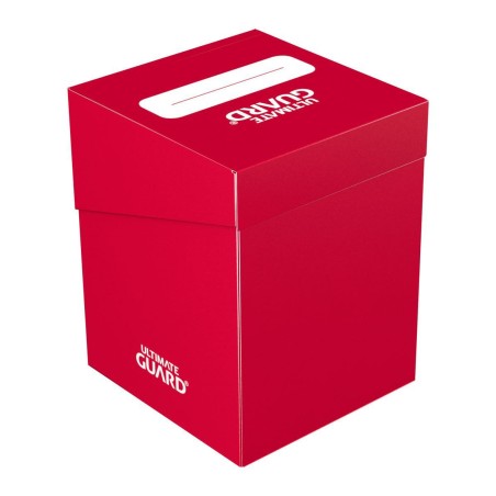 Deck Box: Boite pour Cartes 100+ Taille Standard Rouge
