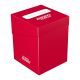 Deck Box: Boite pour Cartes 100+ Taille Standard Rouge