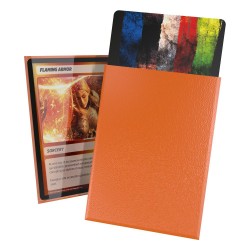 Sleeves: 100 Pochettes Cortex Matte Taille Standard Orange