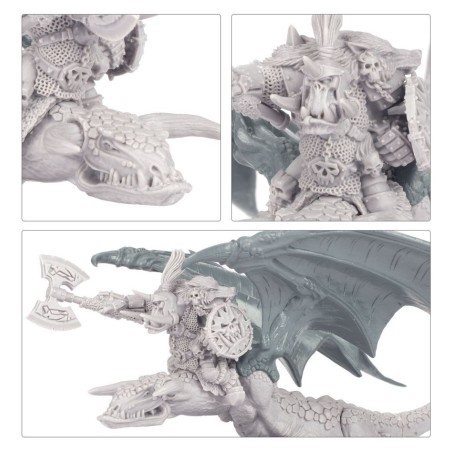 The Old World Fw: Orc Warboss on Wyvern