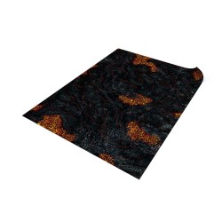 Tapis de Jeu Simple: Lava Fields (Néoprène)