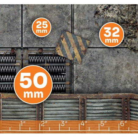 Tapis de Jeu Simple: Fallen City (Néoprène)