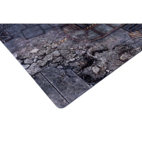 Tapis de Jeu Simple: Fallen City (Néoprène)