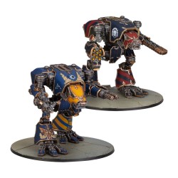 Legions Imperialis: Warhounds Titans with Ursus Claws and Melta