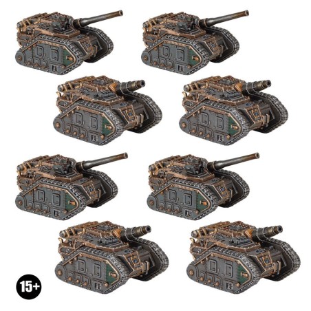 Legions Imperialis: Solar Auxilia Basilisk and Medusa