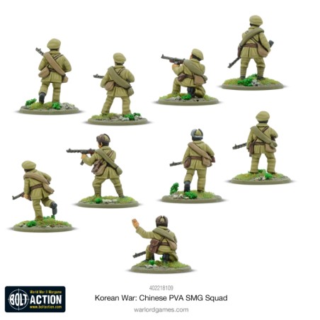 Bolt Action: Chinese PVA SMG Squad