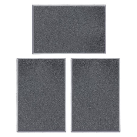 Socle: Rectangle Citadel de 40mm x 60mm x3