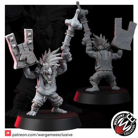 WE: Ork Goblin Rock Fans Crowd (x12)