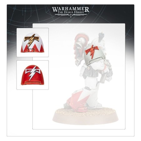 White Scars Mk III Shoulder Pads