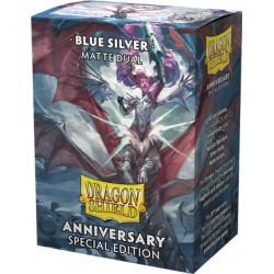 Pochettes: Dragon Shield Blue Silver Dual Matte