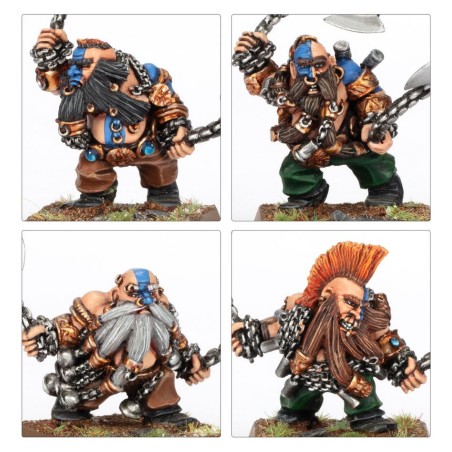 The Old World Nains: Etat-Major de Tueurs