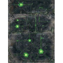 Tapis de Jeu Simple: Deathworld Tomb (Néoprène)