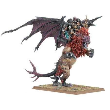 Guerriers du Chaos: Chaos Lord en Manticore