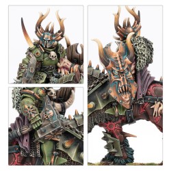 The Old World Guerriers du Chaos: Seigneur sur Monture Démoniaque