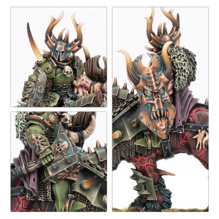 The Old World Guerriers du Chaos: Seigneur sur Monture Démoniaque