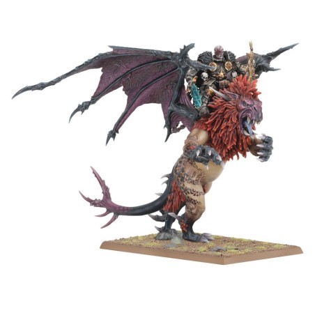 Guerriers du Chaos: Chaos Lord en Manticore