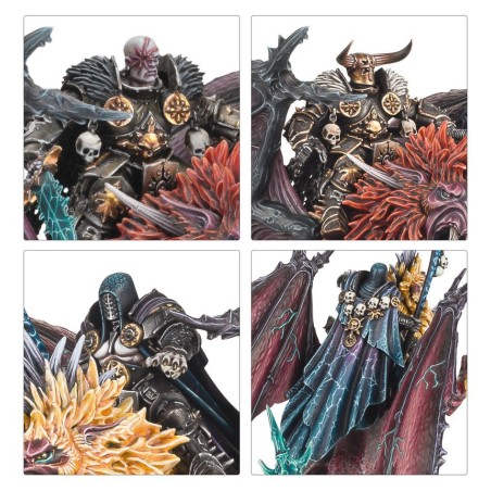 Guerriers du Chaos: Chaos Lord en Manticore