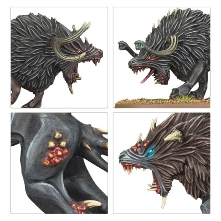 The Old World Guerriers du Chaos: Chiens
