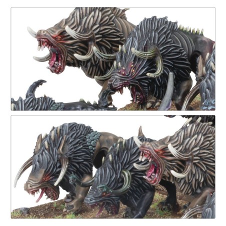 The Old World Guerriers du Chaos: Chiens