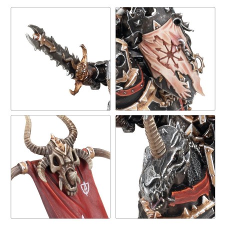 The Old World Guerriers du Chaos: Chevaliers du Chaos