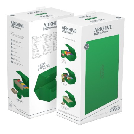 Deck Box: Arkhive 800+ Taille Standard XenoSkin Vert