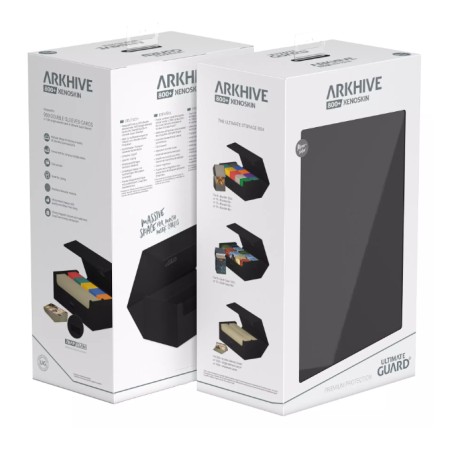 Deck Box: Arkhive 800+ Taille Standard XenoSkin Noir