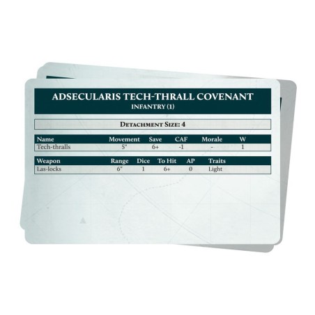 Legions Imperialis: Mechanicum Army Cards (Anglais)