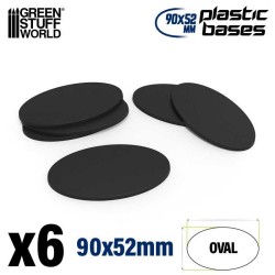 Accessoire: Socles Plastiques Ovale 90x52mm