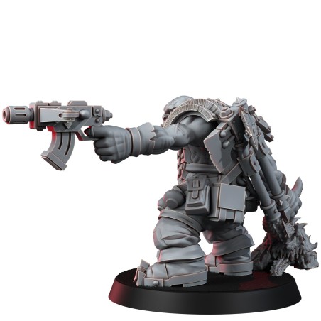 WE: Ork Gorkalt the Lone Wolf with Jaskier