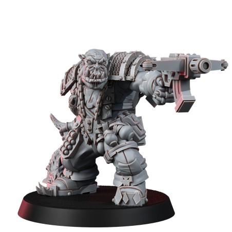 WE: Ork Gorkalt the Lone Wolf with Jaskier