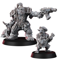 WE: Ork Gorkalt the Lone Wolf with Jaskier