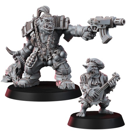 WE: Ork Gorkalt the Lone Wolf with Jaskier