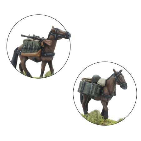 Bolt Action: Italian Alpini Mule Team