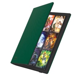 Portfolio: Flexxfolio Vert Xenoskin 360 Cartes (18 Pocket/Page)