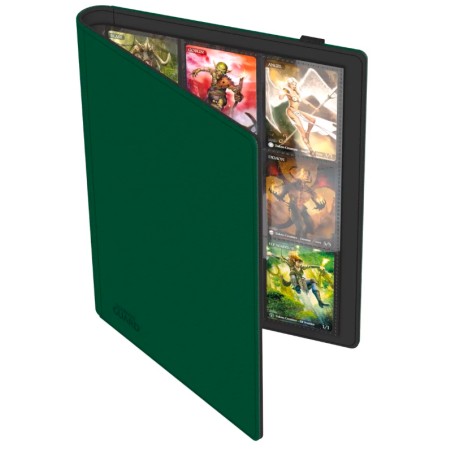 Portfolio: Flexxfolio Vert Xenoskin 360 Cartes (18 Pocket/Page)